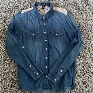 Rue21 Denim Button Up
